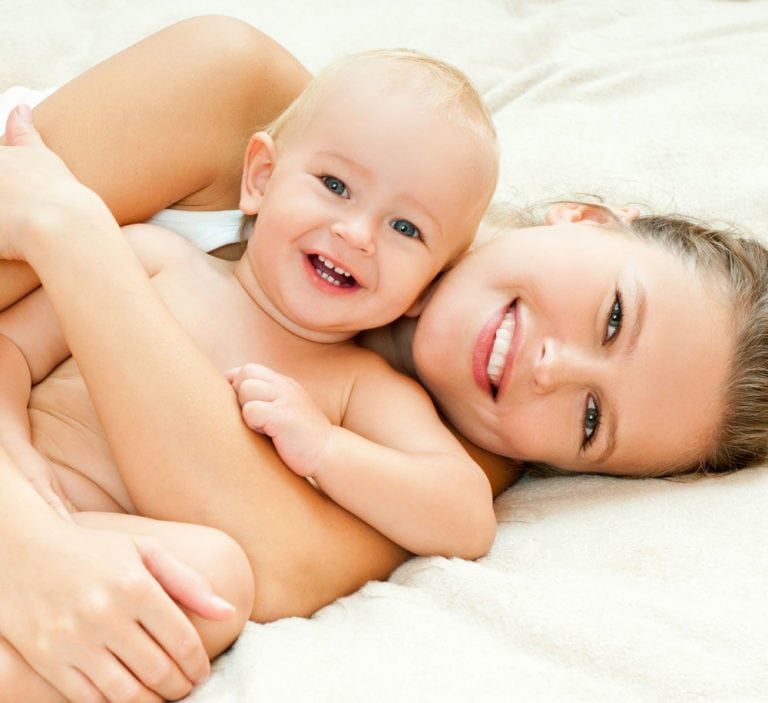 Mothers and her baby