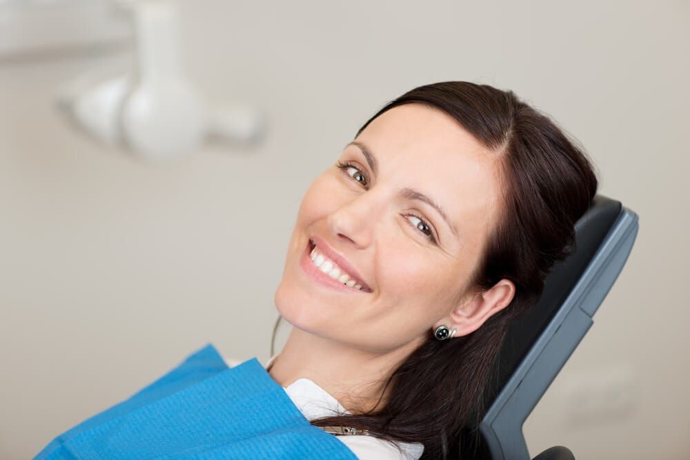 happy dental patient
