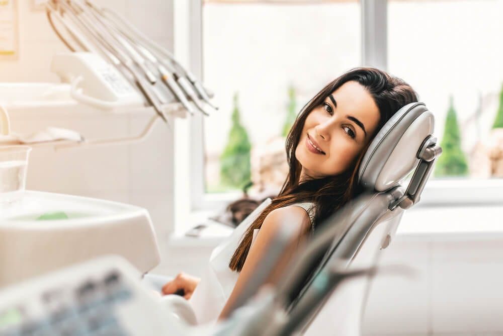 happy dental patient