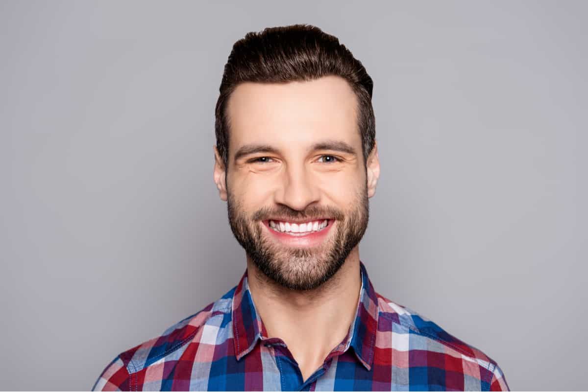 man smiling